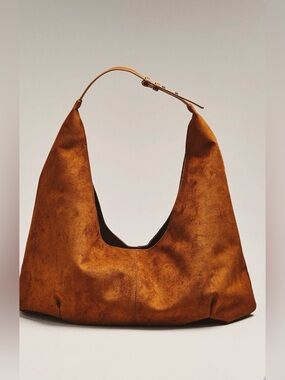 ▪️NWT Anthropologie Large Faux Suede Slouchy Tote